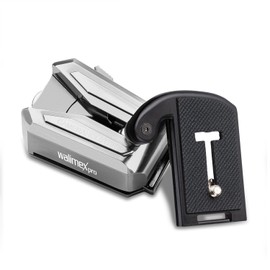Walimex Pro Camera Clip with V-Dock for Belt and Quick Release Plate I Metal Camera Holster I Arca-Swiss Compatible I V-Clip with Camera Security I Load up to 5 kg I for Belts up to 50 mm Wide
