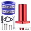 CIOM Universal Intake Pipe Manifold（RED） and Motorcycle Carburetor Intake Manifold