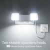 M.Y.Z. Wanderer Emergency Lights with Battery Backup,Hardwired Emergency Exit Light