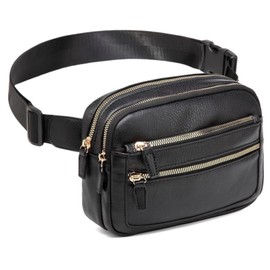 Amxnx Belt Bag for Women Fanny Pack Crossbody with Adjustable Strap Fashion Leather Waist Packs
