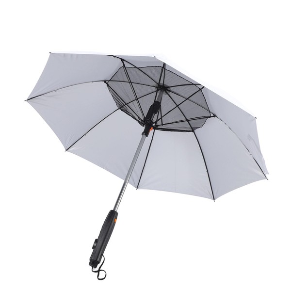 UV Blocking Umbrella with Fan and Mist Spray, 3 in