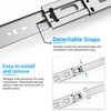 HOMANDS 14 Inch Soft Close Drawer Slides 6 Pairs (12pcs)