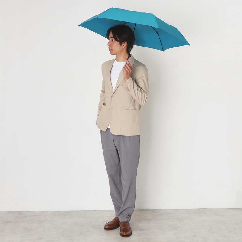 Moon Bat urawaza Folding Umbrella, Solid Color, 3 Seconds Folding