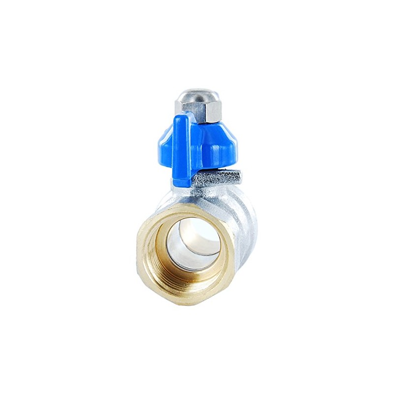 Gen Ebre Brass Ball Valve 2 Pieces Butterfly Handle; male/female;
