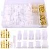 Glarks 700Pcs 2.8mm 2 3 4 6 9 Pin Plug