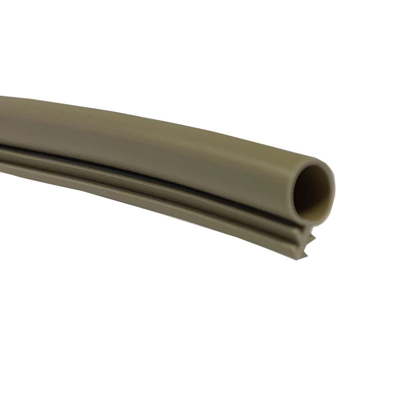 STB Weatherstrip, Kerf-Mounted, Bulb Type, Tan - 25 ft Roll