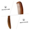 WOONEKY 20cm Long Wooden Anti-static Hair Comb Natural Sandalwood Material
