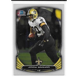 Jimmy Graham 2014 Bowman Chrome New Orleans Saints Card #55