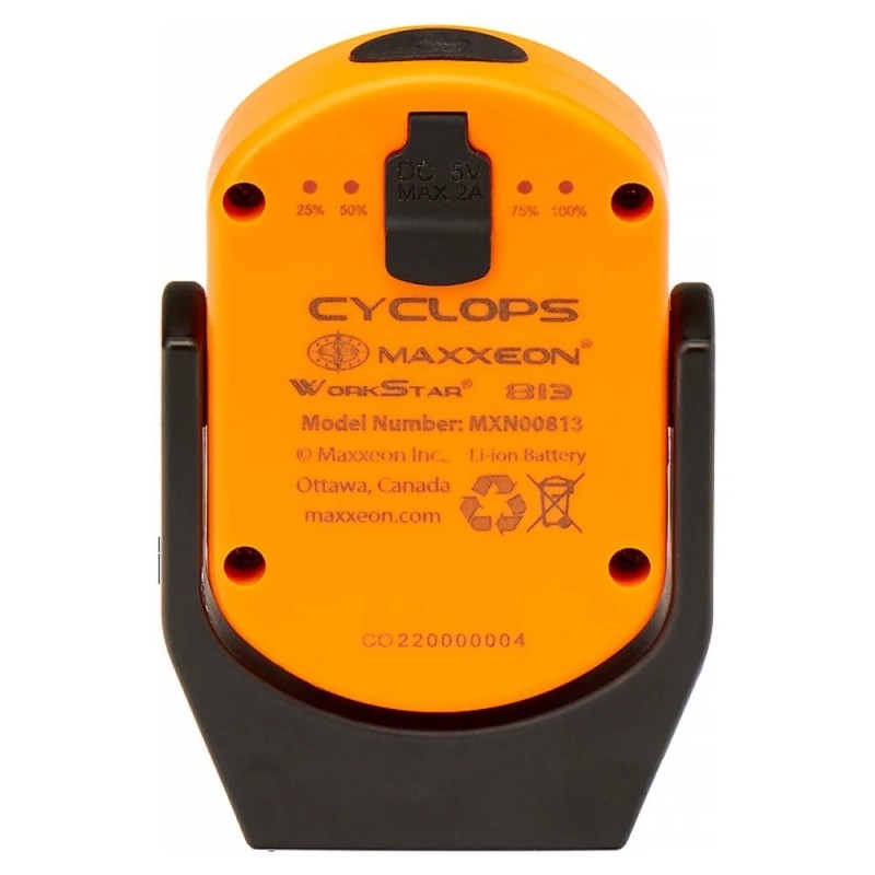 Maxxeon® WorkStar® 813 CYCLOPS Rechargeable Work Light (Hi Viz Orange)