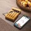 Bluetooth Barbecue Thermometer 0-100°C IPX7 Water Resistant Smart Wireless Probe