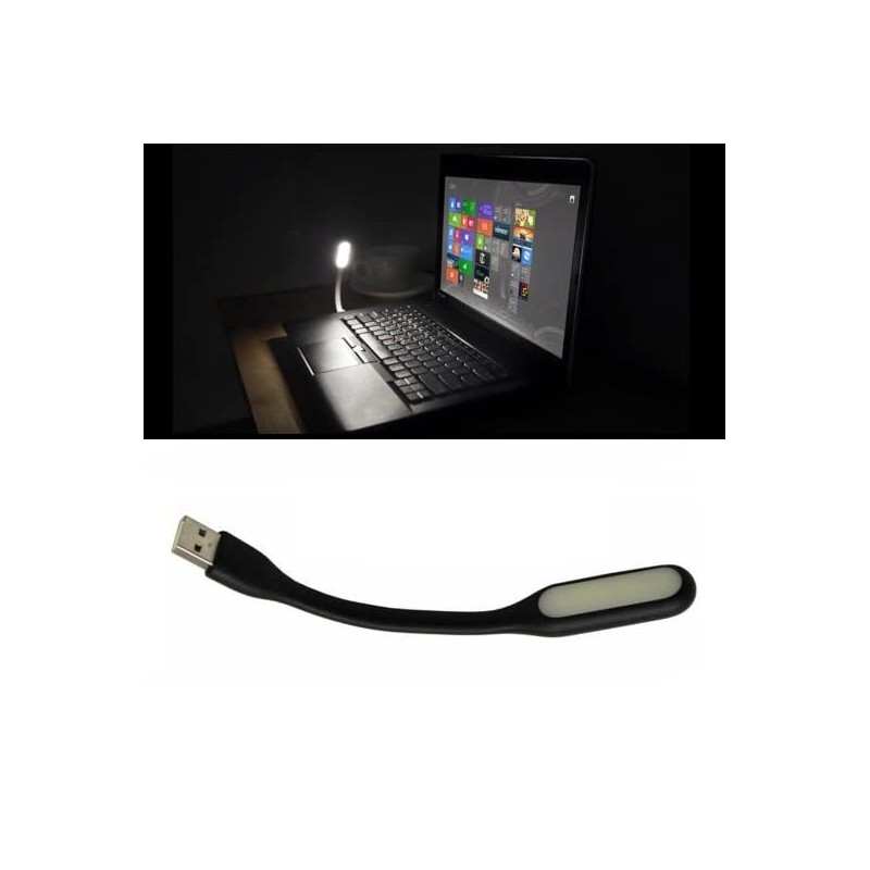 4X USB LED Lamp Light Laptop Computer Desktop Bright White