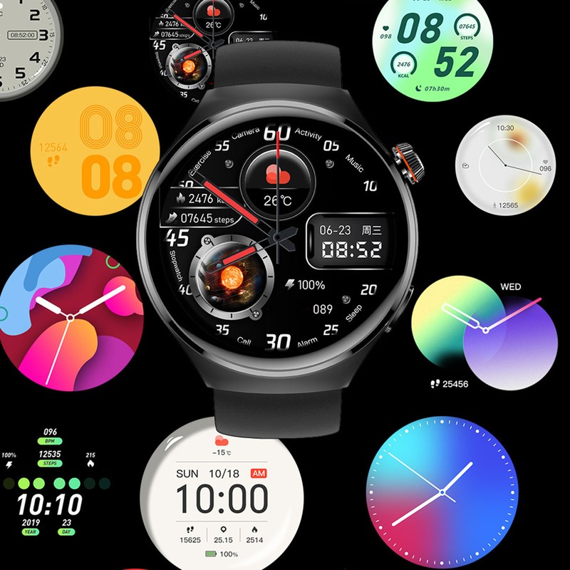 Smart Fitness Watch 1.43inch HD Color Screen IP67 Waterproof Heart