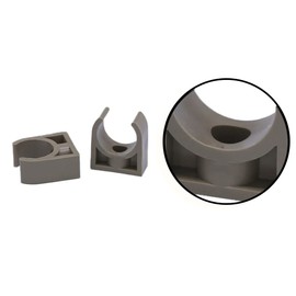 SagaSave 10Pcs 25mm DN20 PPR U Type Pipe Clamps, Hose Hanger Support Water Pipe Fixed Clips Duct Fittings