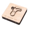 Leather Punching Die Shoe Shaped Alloy Steel Blade Birch Base