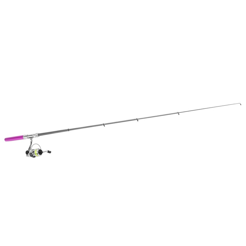 Portable Mini Pen Shape Fishing Rod Pole Pocket Retractable Fishing