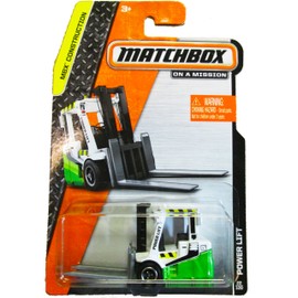 Matchbox on a Mission - MBX Construction 22/120 - Power Lift (Green/White) by Mattel