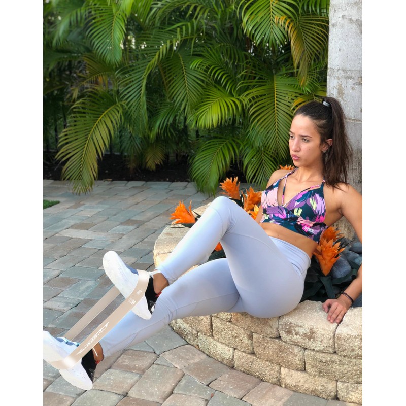 Fit Simplify Resistance Loop Exercise Bands with Instruction Guide and