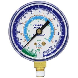 Yellow Jacket 49032 Gauge (Degrees C), 2-1/2", Blue Compound, bar and psi, R-22/134A/407C