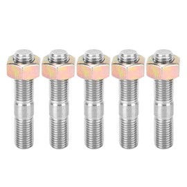 304 Stainless Steel Turbo Stud Kit, M10x1.25 50mm Turbo Stud Kit Fits for DSM 1G, EVO1~10