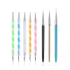 FULINJOY 5PCS Dotting Pens with 3 PCS Nail Painting Brushes,