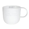 Räder Bonjour Porcelain Mug - Enjoy the Daily Catastrophe -