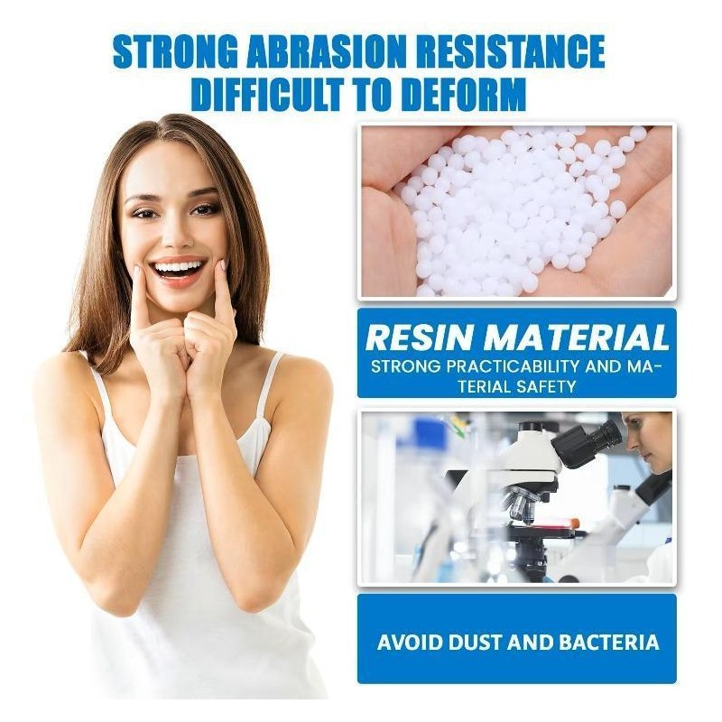 UAYSUING Shapeable Denture Pellets - Mouldable False Teeth Solution for
