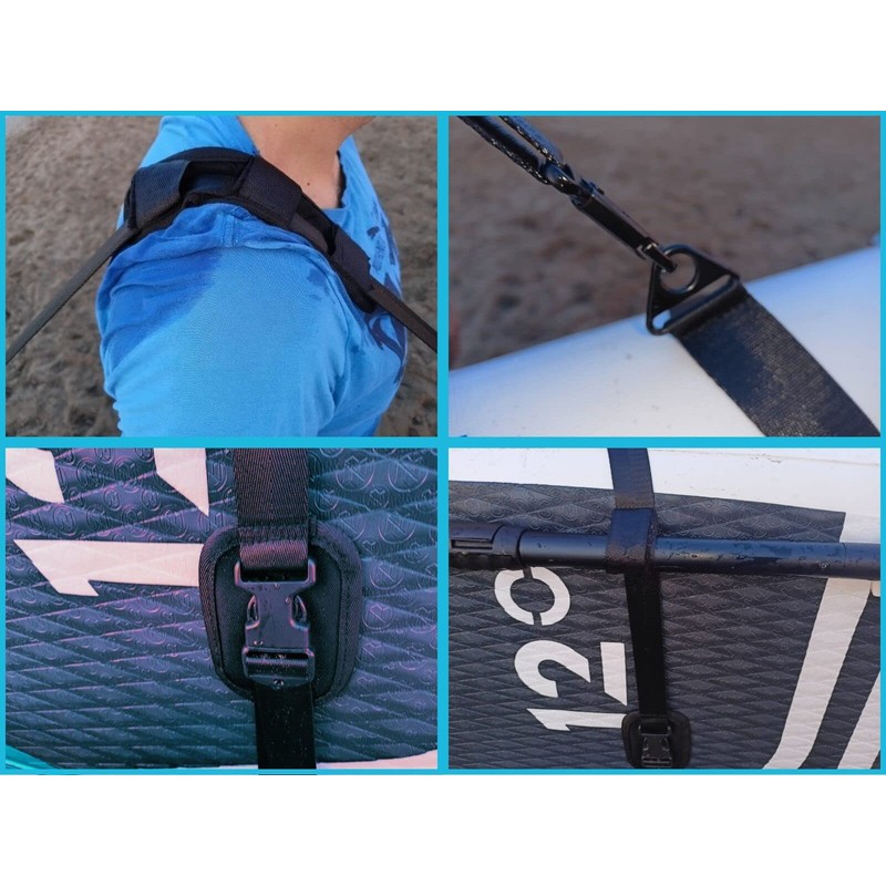 DEEALL Kayak Carry Strap Portable Stand up Surfboard Shoulder Strap
