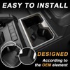 Muslogy Center Console Organizer & Cup Holder Inserts Compatible with