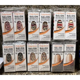Sally Hansen Lot Of 2  Sally Hansen Salon Effects Real Nail Polish Strips ~  YOU PICK..... - 500 CAT CALL