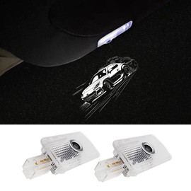2 pcs LED Car Door Logo Lights Courtesy Projector Laser Welcome Light Ghost Shadow Puddle lamp Compatible for BRZ ZD8 2022-present Accessories (BRZ Track, ZD8; 2022-present)