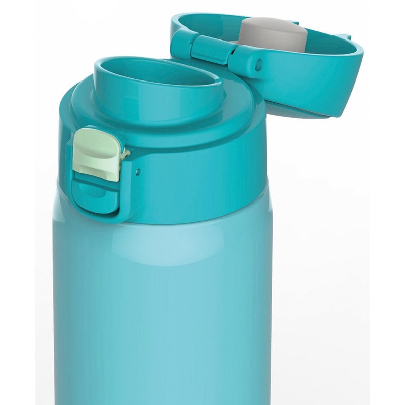 Peacock stainless steel bottle wantattimagu 0.55l Sky Blue Amy –
