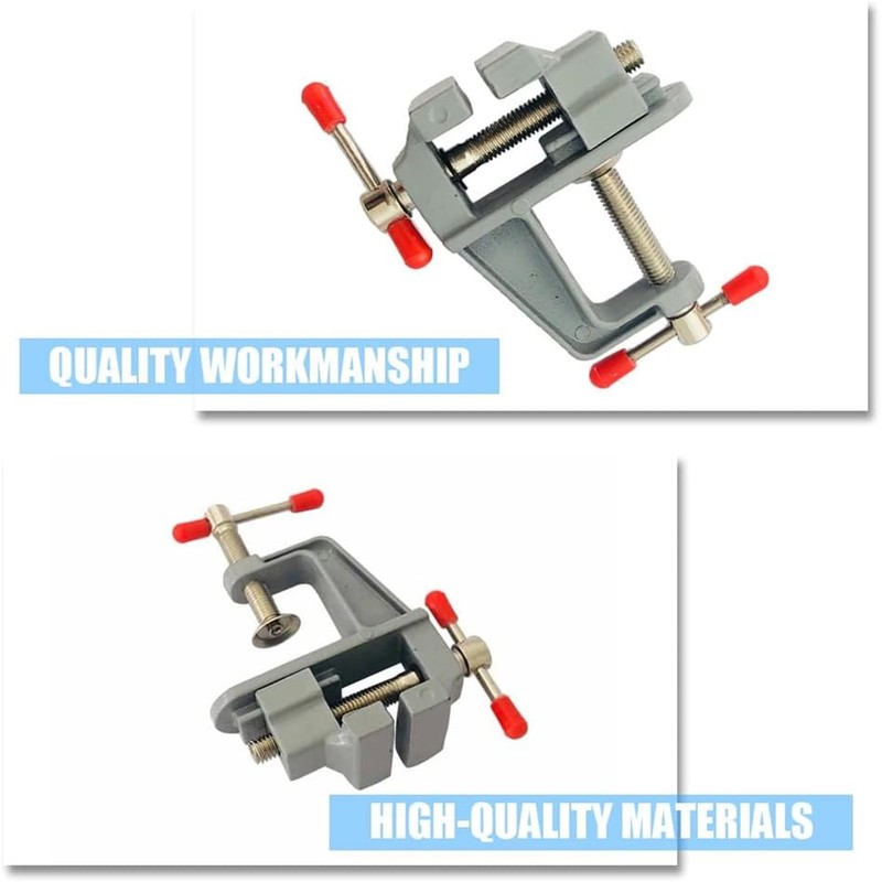 AYMBH Aluminum Alloy Mini Table Base Bench Work Vise Clamp