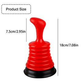 Thyonta Sink Unblocker Plungers for Unblocking Toilet Suction Tool Powerful Easy to Use for Bathroom Kitchens Drain