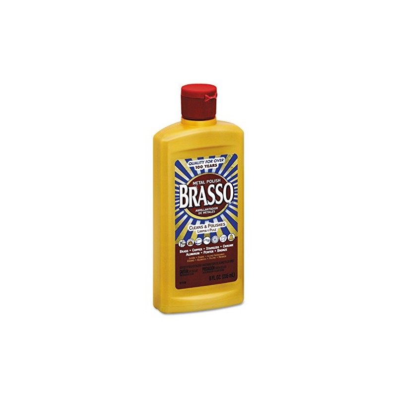 Brasso Multi-Purpose Metal Polish, 8 Ounce (Pack of 8)