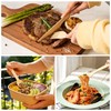 FEHHTO Napkin and Bamboo Cutlery Set, Compostable Utensils Disposable Cutlery