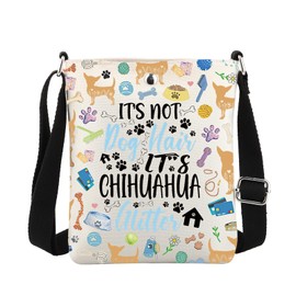 MBMSO Chihuahua Gifts Chihuahua Crossbody Bag Chihuahua Lovers Gift for Dog Mom Owner Chihuahua Small Cross Body Shoulder Bag, Chihuahua Crossbody