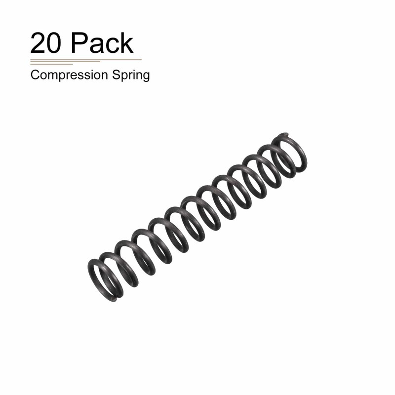 DTGN 1.2x9x50mm(DxODxL) Compression Spring - 20Pack - Good for Machinery
