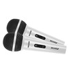 Fenton DM100W - Set of 2 White Microphones for Karaoke