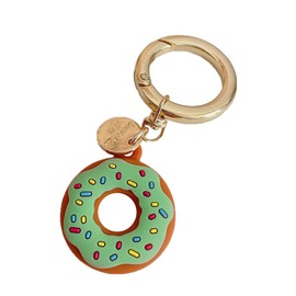 JOZMMZEOOA Case for AirTags Pendant, Soft TPU Case with Key Ring, Compatible with AirTag Tracker, Airtags Key Ring, Mini Case for AirTags Tracker, Scratch-Resistant, Washable, Green, Unit size