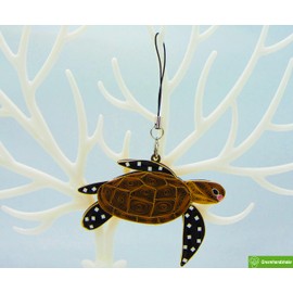Sea Turtle, Home Decorations Holiday Decor, Handmade Ornament for Animal Lovers, quilled ornament, Handbag Backpack Bag Purse Mobile Phone Car Hanging Decorations by GREENHANDSHAKE