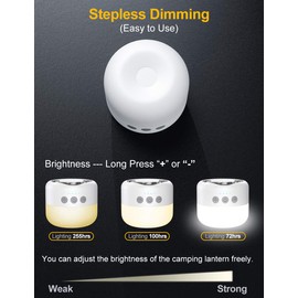 〔6700mAh〕1000LM Camping Lantern Rechargeable,Hanging LED Lights Bulbs，Camping Tent Light，Mini Lantern Flashlight for Emergency,Hurricane, Outdoor,Power Outage, Hiking,Battery Powered Lamp.