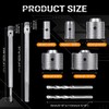 DEHUIWI 9PCS Masonry Hole Saw Kit - 4 Inch SDS