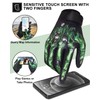 RIGWARL Touchscreen Motorcycle Gloves, Men Breathable Mesh Inserts Gloves, Skeleton,