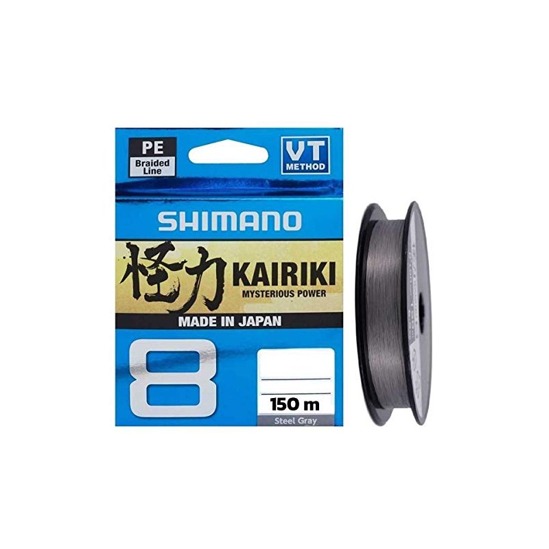 Line Kairiki 8 150 m 0.10 mm 6.5 kg Steel