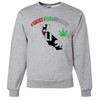 Smoke Weed and Secede Crewneck Sweatshirt - Ash 3X-Large