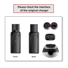 xiwai Electric Hair Clippers Converter USB Type-C to 2-Pin Replacement Power DC12V Adapter for Beard Trimmers Shavers Charger 2pcs/lot