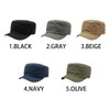 Basic Ench Canvas Solid Work Cap, Canvas Outdoor Hat, Men's,