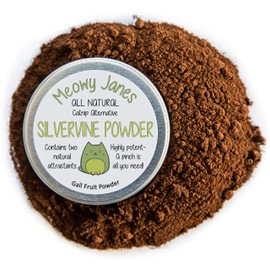 Meowy Janes Silver Vine for Cats - 45 Grams of Powder - All Natural Catnip Alternative