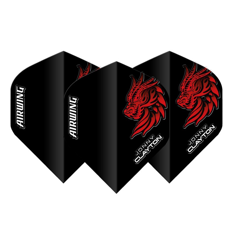 RED DRAGON Airwing Unique Moulded Jonny Clayton Dragon Standard Dart