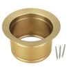 Lonsince Extended Garbage Disposal Flange for Kitchen Sink,Gold Sink Flange,Deep